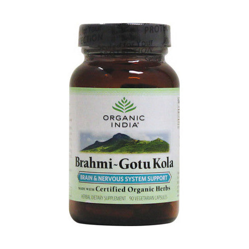Organic India Brahmi And Gotu Kola Vegetarian Capsules - 90 Ea